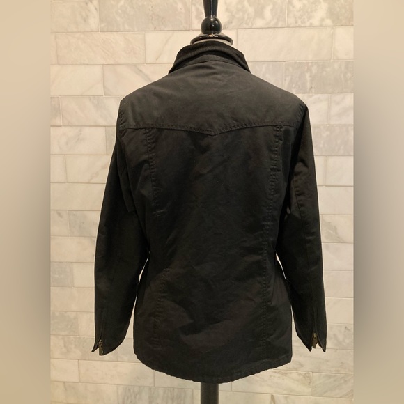 Barbour Women's Utility Jacket Black Size 12 - Picture 4 of 4